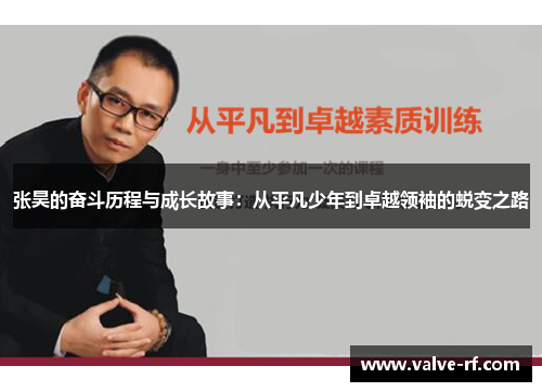 张昊的奋斗历程与成长故事：从平凡少年到卓越领袖的蜕变之路